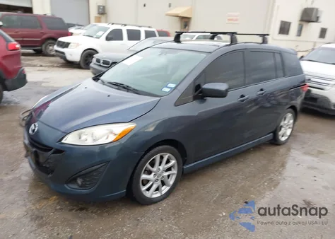 2012 Mazda Mazda5 Grand Touring из США, поврежденный, VIN JM1CW2DLXC0124793